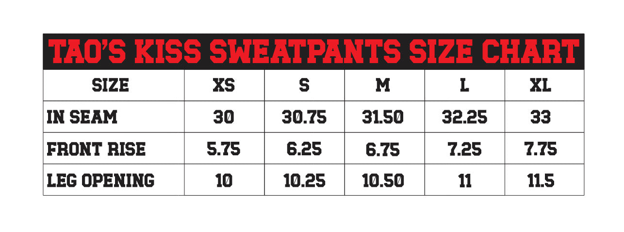 Kiss Print Sweatpants